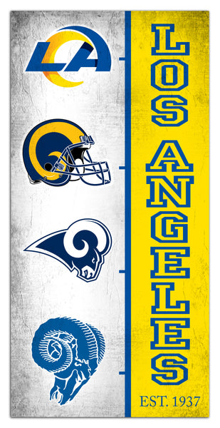 Wholesale NFL2209-Team Logo Progression 6x12 / N2209-Los Angeles Rams