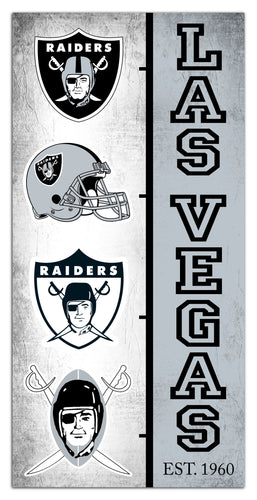 Wholesale NFL2209-Team Logo Progression 6x12 / N2209-Las Vegas Raiders