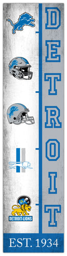 Wholesale NFL2210-Team Logo Progression 6x24 / N2210-Detroit Lions