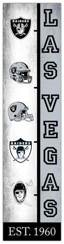Wholesale NFL2210-Team Logo Progression 6x24 / N2210-Las Vegas Raiders