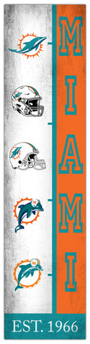 Wholesale NFL2210-Team Logo Progression 6x24 / N2210-Miami Dolphins