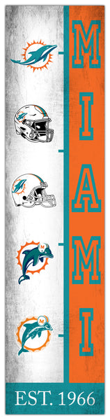 Wholesale NFL2210-Team Logo Progression 6x24 / N2210-Miami Dolphins
