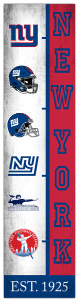 Wholesale NFL2210-Team Logo Progression 6x24 / N2210-New York Giants