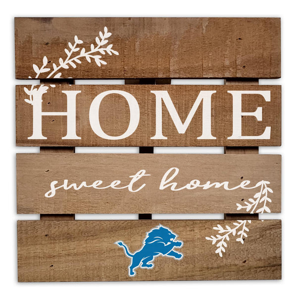Wholesale NFL2221-Home Sweet Home Trivet Hot Plate / N2221-Detroit Lions