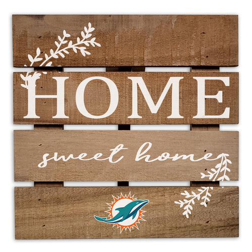 Wholesale NFL2221-Home Sweet Home Trivet Hot Plate / N2221-Miami Dolphins