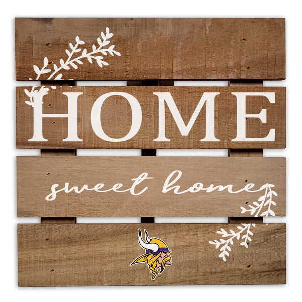 Wholesale NFL2221-Home Sweet Home Trivet Hot Plate / N2221-Minnesota Vikings