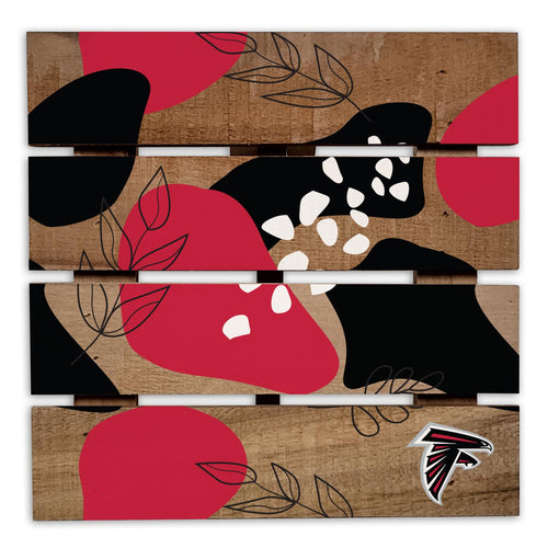 Wholesale NFL2222-Abstract Floral Trivet Hot Plate / N2222-Atlanta Falcons