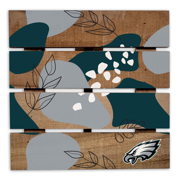 Wholesale NFL2222-Abstract Floral Trivet Hot Plate / N2222-Philadelphia Eagles