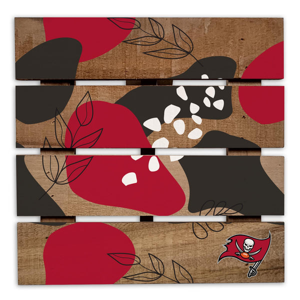 Wholesale NFL2222-Abstract Floral Trivet Hot Plate / N2222-Tampa Bay Buccaneers