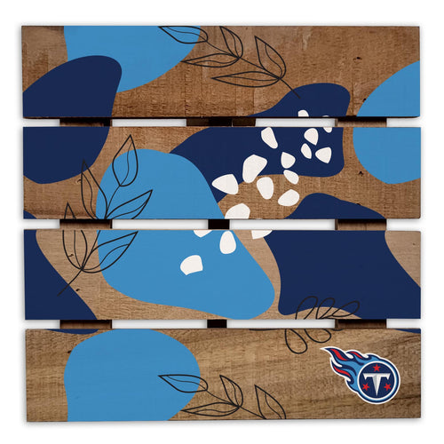 Wholesale NFL2222-Abstract Floral Trivet Hot Plate / N2222-Tennessee Titans