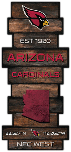 Wholesale NFL2225-Wood Celebration Stack / N2225-Arizona Cardinals