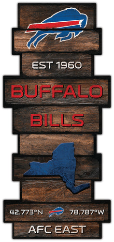 Wholesale NFL2225-Wood Celebration Stack / N2225-Buffalo Bills