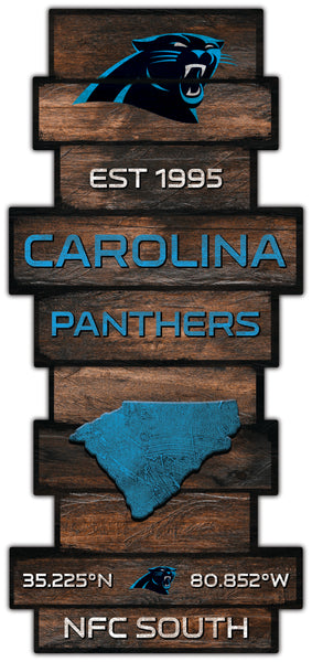 Wholesale NFL2225-Wood Celebration Stack / N2225-Carolina Panthers