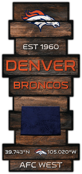 Wholesale NFL2225-Wood Celebration Stack / N2225-Denver Broncos