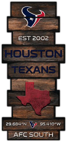 Wholesale NFL2225-Wood Celebration Stack / N2225-Houston Texans
