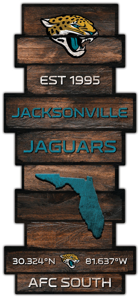 Wholesale NFL2225-Wood Celebration Stack / N2225-Jacksonville Jaguars