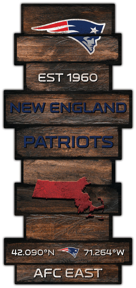 Wholesale NFL2225-Wood Celebration Stack / N2225-New England Patriots
