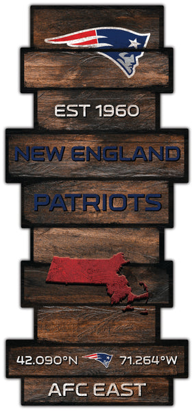 Wholesale NFL2225-Wood Celebration Stack / N2225-New England Patriots