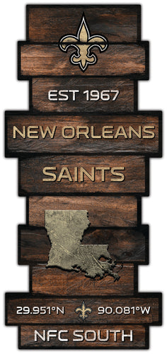 Wholesale NFL2225-Wood Celebration Stack / N2225-New Orleans Saints
