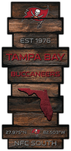 Wholesale NFL2225-Wood Celebration Stack / N2225-Tampa Bay Buccaneers