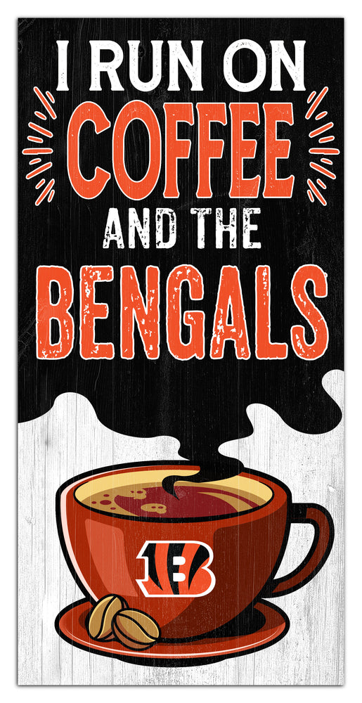 Wholesale NFL2229-I run on coffee 6x12 / N2229-Cincinnati Bengals