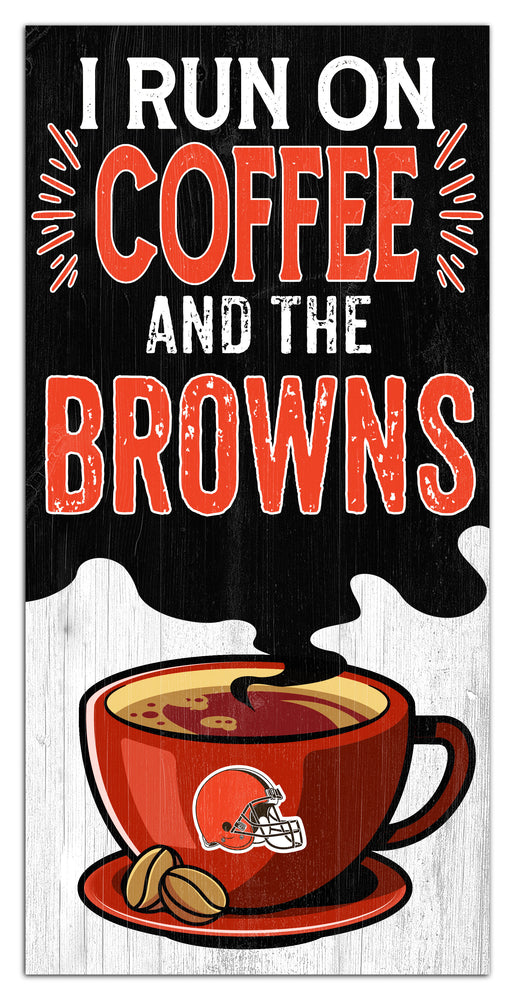 Wholesale NFL2229-I run on coffee 6x12 / N2229-Cleveland Browns