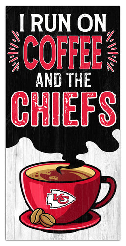 Wholesale NFL2229-I run on coffee 6x12 / N2229-Kansas City Chiefs