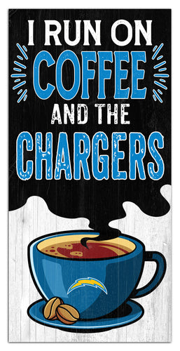 Wholesale NFL2229-I run on coffee 6x12 / N2229-Los Angeles Chargers