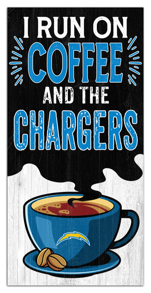 Wholesale NFL2229-I run on coffee 6x12 / N2229-Los Angeles Chargers