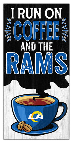 Wholesale NFL2229-I run on coffee 6x12 / N2229-Los Angeles Rams