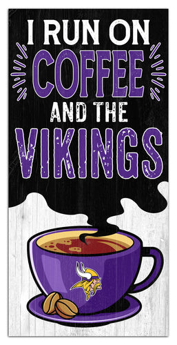 Wholesale NFL2229-I run on coffee 6x12 / N2229-Minnesota Vikings