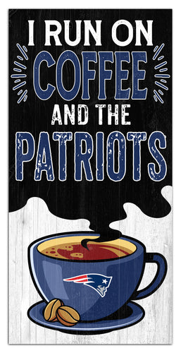 Wholesale NFL2229-I run on coffee 6x12 / N2229-New England Patriots