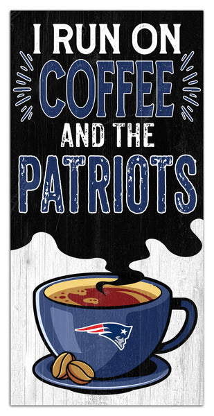 Wholesale NFL2229-I run on coffee 6x12 / N2229-New England Patriots
