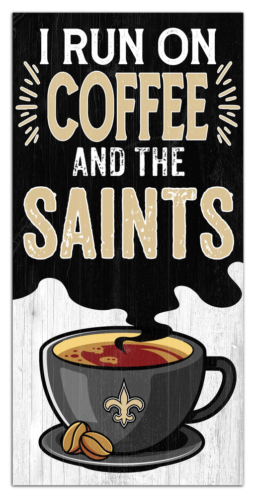 Wholesale NFL2229-I run on coffee 6x12 / N2229-New Orleans Saints
