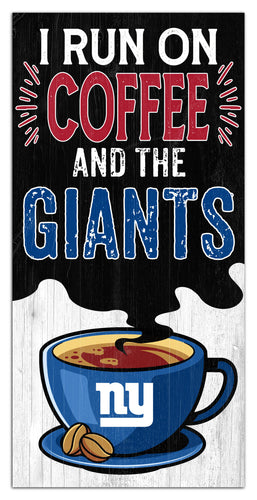 Wholesale NFL2229-I run on coffee 6x12 / N2229-New York Giants