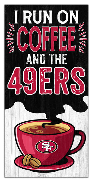 Wholesale NFL2229-I run on coffee 6x12 / N2229-San Francisco 49ers