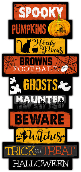 Wholesale NFL2231-Halloween Celebration Stack / N2231-Cleveland Browns