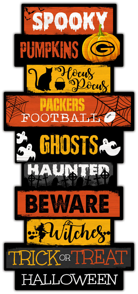 Wholesale NFL2231-Halloween Celebration Stack / N2231-Green Bay Packers
