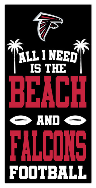 Wholesale NFL2239-All I Need is Beach 6x12 / N2239-Atlanta Falcons