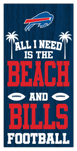 Wholesale NFL2239-All I Need is Beach 6x12 / N2239-Buffalo Bills