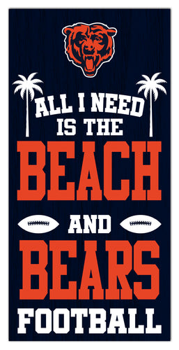 Wholesale NFL2239-All I Need is Beach 6x12 / N2239-Chicago Bears