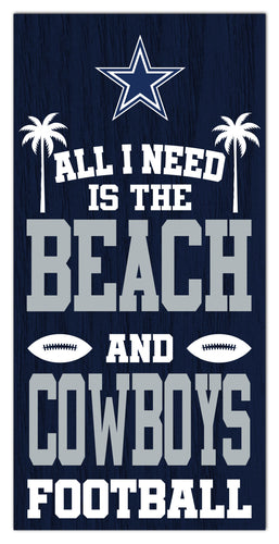 Wholesale NFL2239-All I Need is Beach 6x12 / N2239-Dallas Cowboys