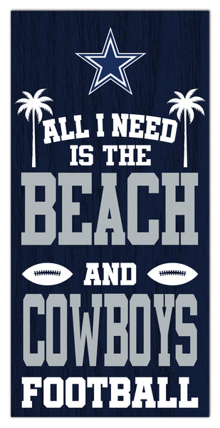 Wholesale NFL2239-All I Need is Beach 6x12 / N2239-Dallas Cowboys