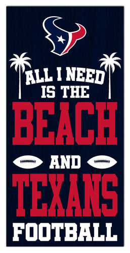 Wholesale NFL2239-All I Need is Beach 6x12 / N2239-Houston Texans