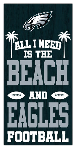 Wholesale NFL2239-All I Need is Beach 6x12 / N2239-Philadelphia Eagles