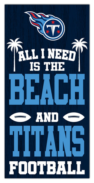 Wholesale NFL2239-All I Need is Beach 6x12 / N2239-Tennessee Titans