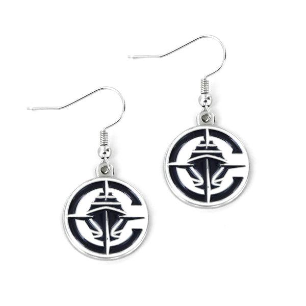 WHOLESALE LOS ANGELES CLIPPERS LOGO DANGLER EARRINGS
