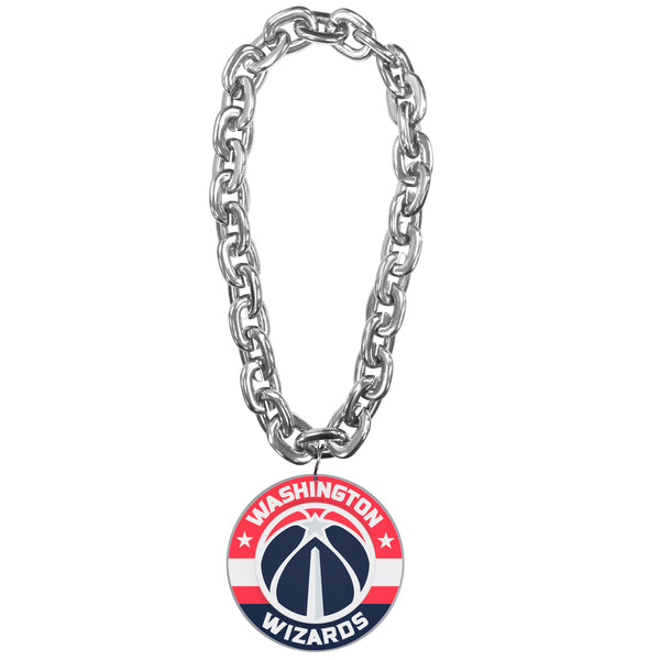 WHOLESALE WASHINGTON WIZARDS (SILVER) FAN CHAIN
