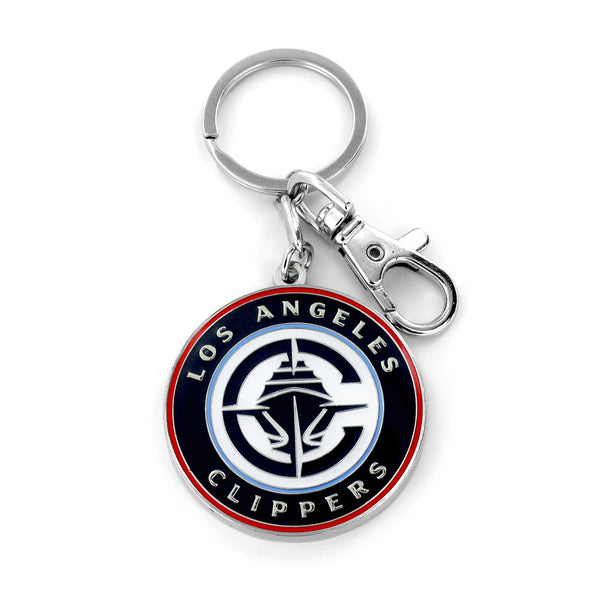 WHOLESALE LOS ANGELES CLIPPERS TEAM LOGO HEAVYWEIGHT KEYCHAIN