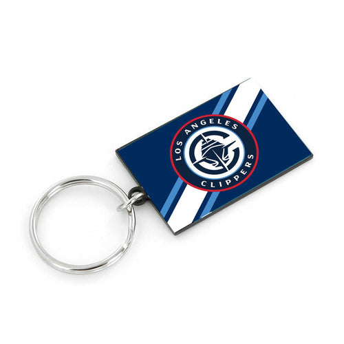 WHOLESALE LOS ANGELES CLIPPERS STRIPED KEYCHAIN
